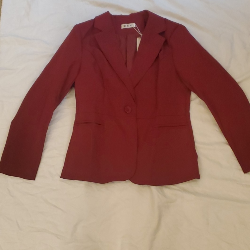 Maroon blazer